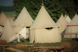 One Mast Tents