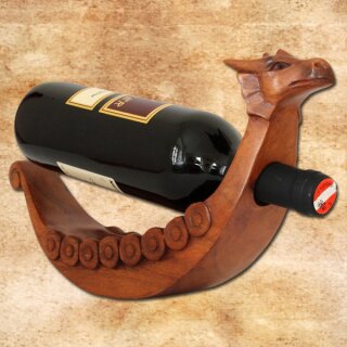 Weinflaschenhalter Drachenboot
