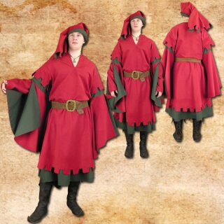 High-medieval surcoat, cape