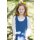 Children Dress Ylva, sea blue 140