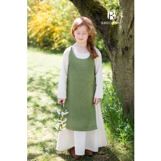 Children Dress Ylva, lime green 128
