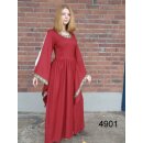 Dress with bordure and inset S black-red