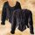 Corsage Jacket 51 made from real velvet S/M black