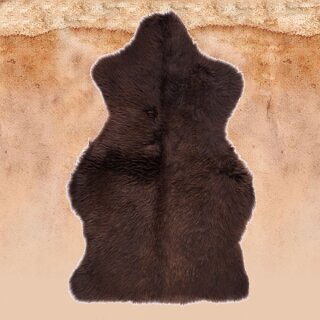 Lambskin, natural brown, approx. 90 cm