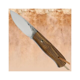Knife with wood clutch