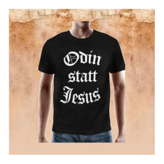 T-Shirt Odin statt Jesus L