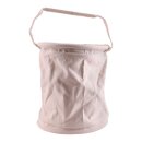 Canvas Folding bucket, approx. 8.5 litres