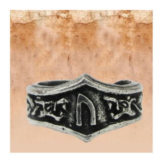 rune ring pewter Uruz
