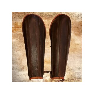 Leather Greaves - the pair