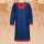 Medieval Tunic Vallentin, blue/red S
