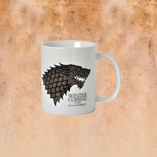Game of Thrones cup 320ml of the house "Stark"