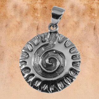 Sun amulet of 925 silver.