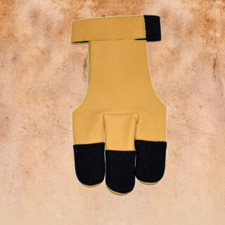 Schie&szlig;handschuh 3 Finger aus Nylon und Leder XL