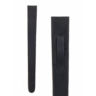 black leather scabbard for one-and-a-half-sword