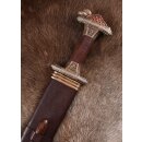 Vendel Period Sword with Scabbard, Brass Hilt