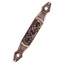 Belt Loop for Viking Sword Scabbard, Small Serpents, Bronze