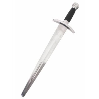 Medieval dagger with leather sheath, blunt for training