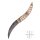 Viking Folding Knife with Damascus Steel Blade, Bone Handle