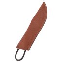 Hand-Forged Utility Knife with leather sheath, approx. 23 cm