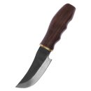 Knife with Wooden Handle, approx. 20 cm, Leather Sheath