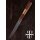 Wikinger-Messer aus Damaststahl mit Holz-/Messinggriff 