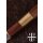Wikinger-Messer aus Damaststahl mit Holz-/Messinggriff 