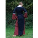 Mittelalter Kleid - Ella, schwarz/rot