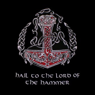 Hail to the Lord of the Hammer M T-Shirt Mode & Accessoires Accessoires Handschuhe 