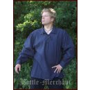Medieval shirt with crinkled finish, blue, size L