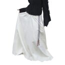 Medieval Skirt, wide flare, natural-coloured