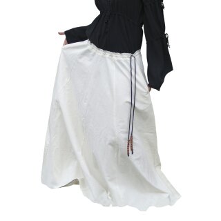Medieval Skirt, wide flare, natural-coloured, size L