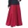Medieval Skirt, wide flare, red, size M