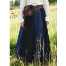 Medieval Skirt, wide flare, black/blue, size XL