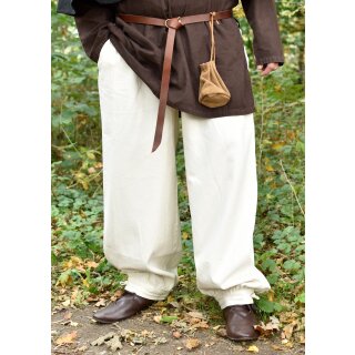 Loose-fitting medieval pants Hermann, nature