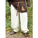 Loose-fitting medieval pants Hermann, nature, size M