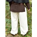 Loose-fitting medieval pants Hermann, nature, size M