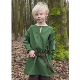 Kinder Mittelalter-Tunika Arn, grün