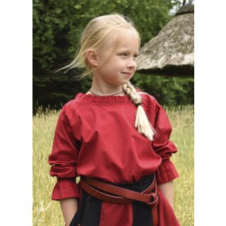 Kinder Mittelalter-Bluse Helena, rot