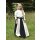 Medieval Skirt Lucia for Children, wide flare, black/natural-coloured