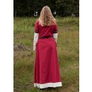 Medieval Dress Alvina, red/natural-coloured