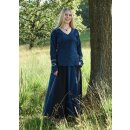 Medieval Blouse Aila with Cording, blue