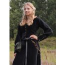 Velvet Cotehardie Isabell, Medieval Dress, black