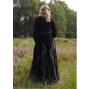 Cotehardie Isabell aus Samt, Mittelalterkleid, schwarz