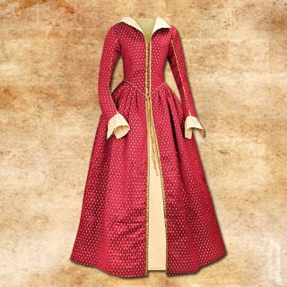 Late Renaissance Court Dress, red