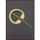 Celtic ring-brooch, brass