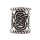 Celtic Braid Bead with Knot Pattern, Silver