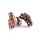 Wikinger Bartperle / Lockenperle mit Drachen aus Bronze