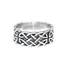 Celtic Ring with Endless Knot Pattern, Silver