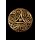 Keltische Brosche Triskele aus Bronze