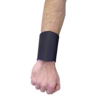 Bracer, Leather Wristguard, medium, black